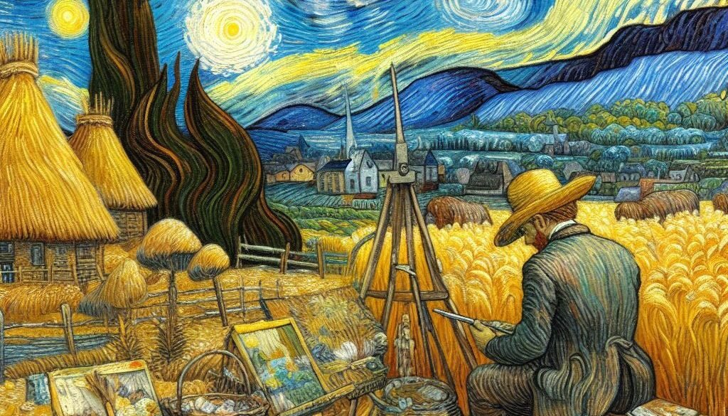 Van Gogh-inspired artwork